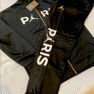 PSG hoodie and pans set men’s size large